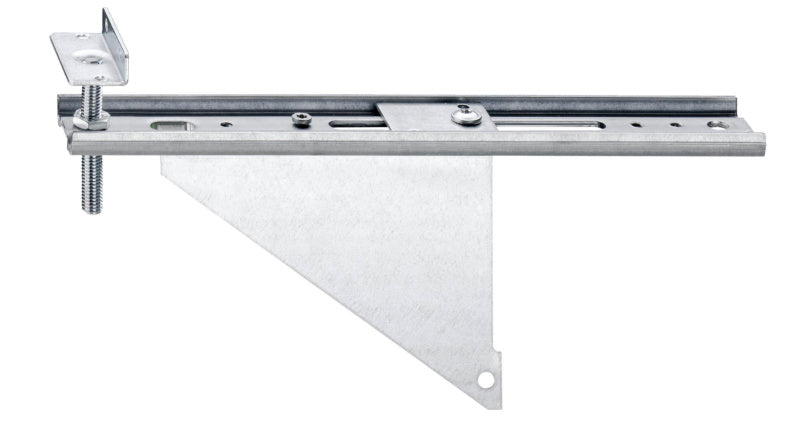 Verstellbare Montagekonsole für Fensterinstallation, robustes Design und vielseitige Anwendung.