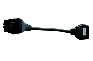 Robustes Diagnosekabel für Fahrzeugdiagnose mit isolierten Drähten und flexibler Kabellänge.