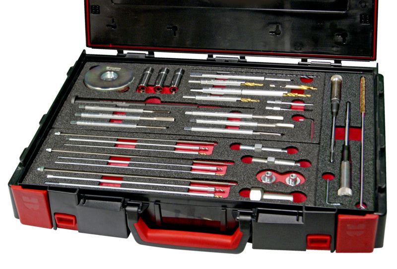 Zünd- und Glühkerzenwerkzeug Set mit verschiedenen Schlüsseln und ergonomischen Griffen in Tasche