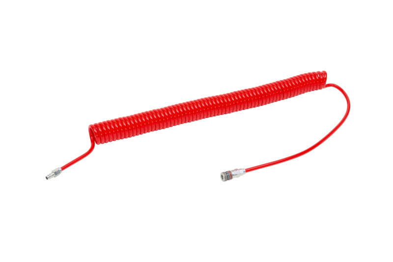 Druckluftschlauch-Spiral-Set mit flexibler, robuster Bauweise für vielseitige Anwendungen.