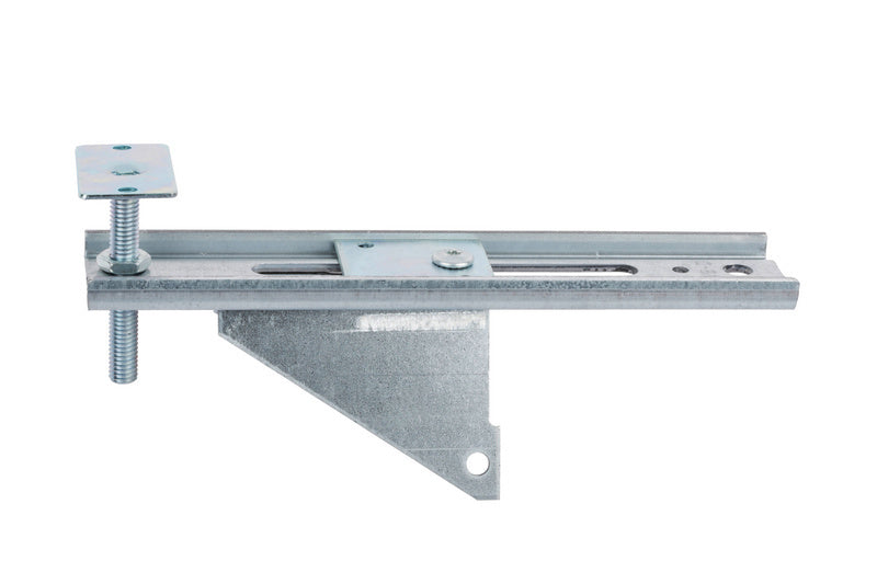 Verstellbare Montagekonsole für Fenstermontage aus robustem Material mit flexiblem Design.