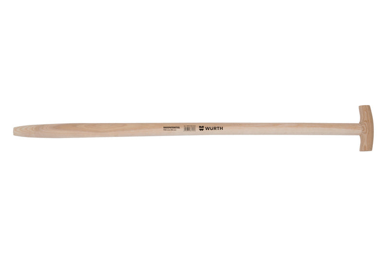 Langer Bauspatstiel aus Holz mit einer Länge von 950 Millimetern.