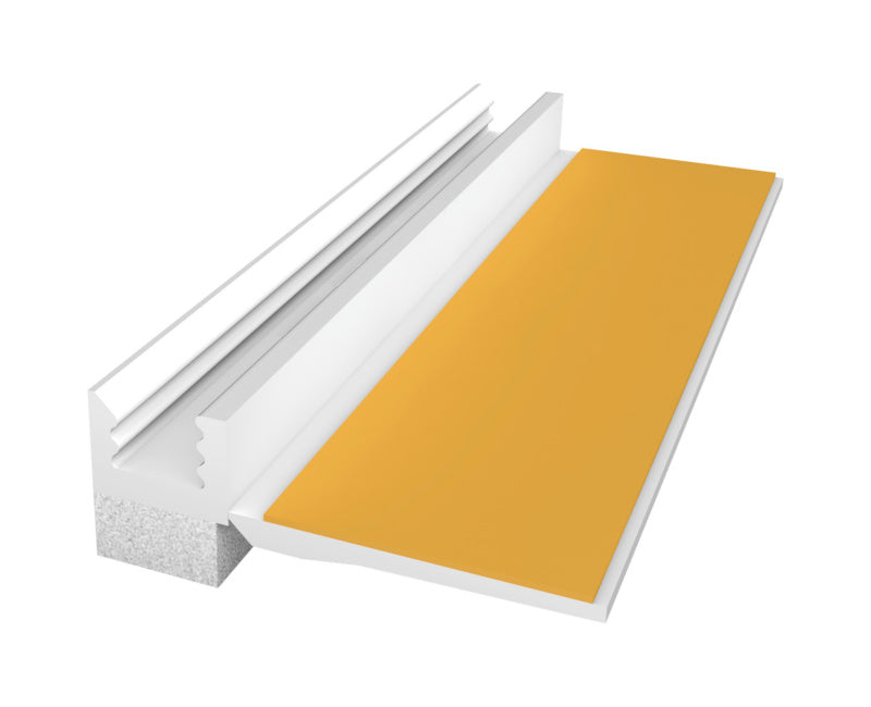 Anputzleiste in Standardgröße, robust und ohne Gewebe für präzise Putzarbeiten.