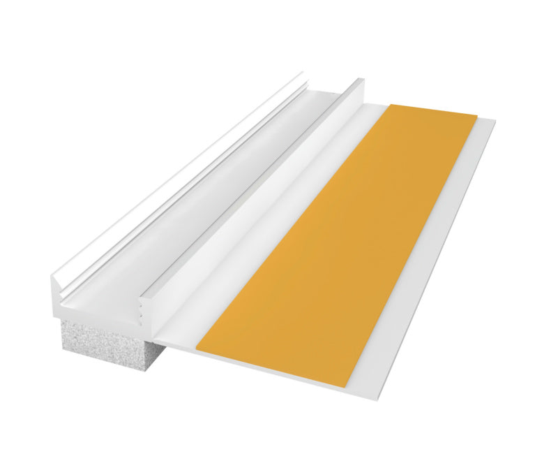 Anputzleiste in Standardgröße, robust, ohne Gewebe, für präzise Putzarbeiten.