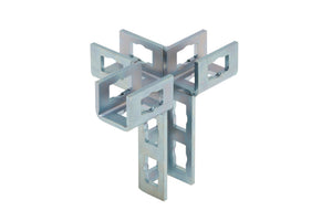 Schienenverbinder C-Montageschiene-SHNVERB-4D-TZN-LANGLO-PWRKNPF-GESCHL Verpackungsinhalt 4 Einheit