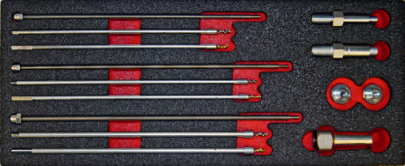 Zünd- und Glühkerzenwerkzeug Set mit verschiedenen Aufsätzen und ergonomischen Griffen in robuster Box