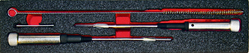 Zünd- und Glühkerzenwerkzeug Set mit ergonomischem Griff und verschiedenen spezialisierten Werkzeugen.