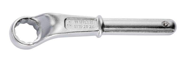 Metrischer Zugringschlüssel ZUGRGSHSL GK mit ergonomischem Griff und rutschfester Oberfläche.