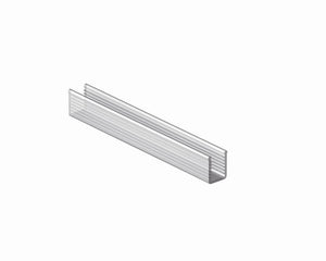 Schiebetürbeschlag Rollentür Zubehör- GLASKLEPRFL-F.SHIEBTR-GSB25/50-GD6-L2500 Verpackungsinhalt 1 Einheit - Marktplatz24