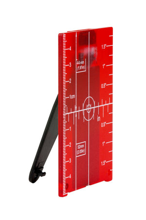 Zieltafel Lasertechnik-ZIELTAFEL-ROT-F.LASER Verpackungsinhalt 1 Einheit