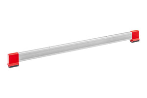 Ersatzteile für Allzweckleiter, einschließlich Füße, Haken und Verstellschrauben in robustem Material.