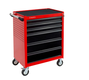 Werkstattwagen WE-Serie System-WRKSTWG-WE-SYS-6-ROT Verpackungsinhalt 1 Einheit