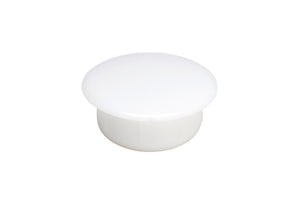 Abdeckkappe Schrankinnenausstattung-ABDEKA-PE-WEISS-D12/16XL5MM Verpackungsinhalt 100 Einheit