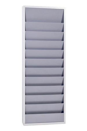 Werkstattplaner-WRKSTPLANR-2RHG-10SCHIENEN-METALL-GRAU Verpackungsinhalt 1 Einheit