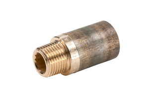 Verlängerung Rotguss-VERL-ROTGUSS-1/2ZOX40MM Verpackungsinhalt 10 Einheit