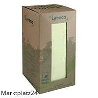 Gelbe quadratische Haftnotizen 75x75 mm in Recyclingverpackung, 16 Blöcke im Set.