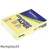 LYRECO PAPIER A4 80G PASTELL GELB BX500 - Marktplatz24