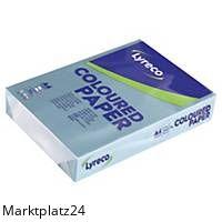 LYRECO PAPIER A4 80G PASTELL BLAU BX500 - Marktplatz24