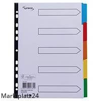 LYRECO PREMIUM MYLAR REGISTER 5TLG.FARBG - Marktplatz24