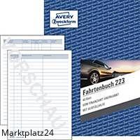 AVERY 223 FAHRTENBUCH A5 40 BLATT - Marktplatz24