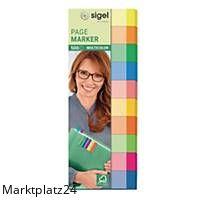 Sortierte Papierindexe 50x150 mm aus robustem Papier, 10 Stück in verschiedenen Farben.