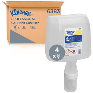 Desinfektion -KLEENEX Handdesinfektionsgel transp. m. Alkohol, 1,2l BAuA-Reg-Nr.: N-61297