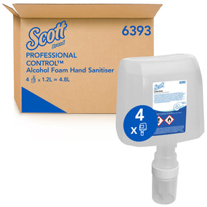 Desinfektion -Scott Control Handdesinfektions-Schaum mit Alkohol, 1,2L Kartusche BAuA-Reg-Nr.: N-94640