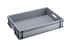 Eurobehälter-EBEH-KST-GRAU-600X400X120MM Verpackungsinhalt 1 Einheit