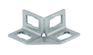 Winkelverbinder C-Montageschiene-WNKLVERB-PRFL41-90GRD-4LANGLO-PWRKNP-TZN Verpackungsinhalt 5 Einheit