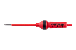 Schraubendreher VDE Wechselklinge-WEKLI-VDE-SHRDRH-SZ-0,4X2,5X150 Verpackungsinhalt 12 Einheit