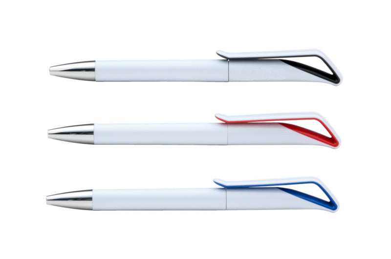 Kugelschreiber-KULI in elegantem Design mit Druckmechanik und robuster Mine für präzises Schreiben.