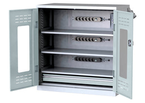 Flügeltürenschrank-FLGTRSHRNK-SICHTF-AKKU-AS12-RAL7035 Verpackungsinhalt 1 Einheit
