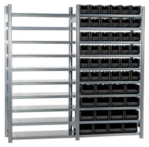 Fachbodenregal-FACHBDRGL-STEB-BASIC-ANBAU-SLB-GR1-GR2 Verpackungsinhalt 1 Einheit
