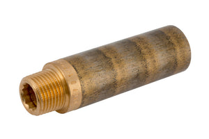Verlängerung Rotguss-VERL-ROTGUSS-1/2ZOX80MM Verpackungsinhalt 6 Einheit