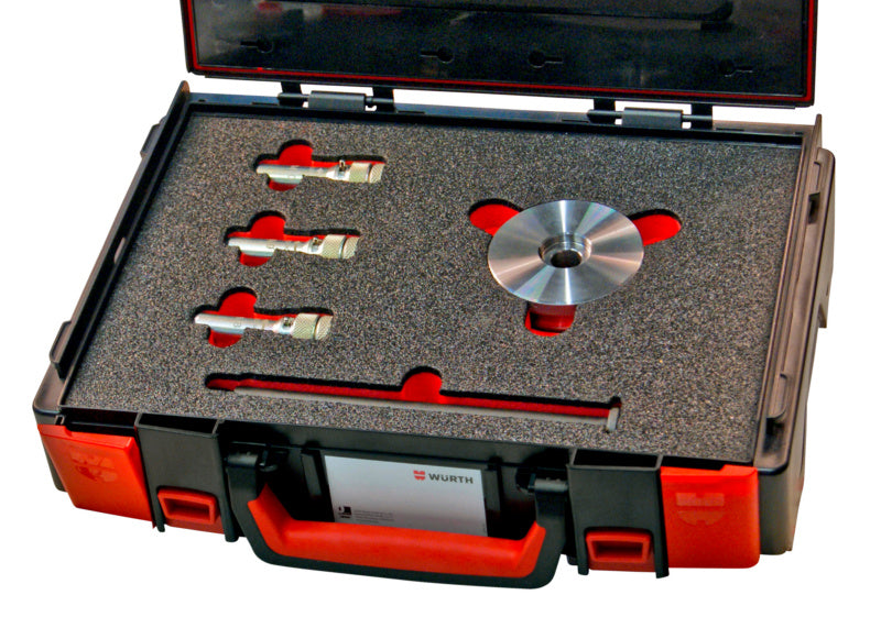 Zünd- und Glühkerzenwerkzeug Set mit verschiedenen Stecknüssen und Aufbewahrungsbox.