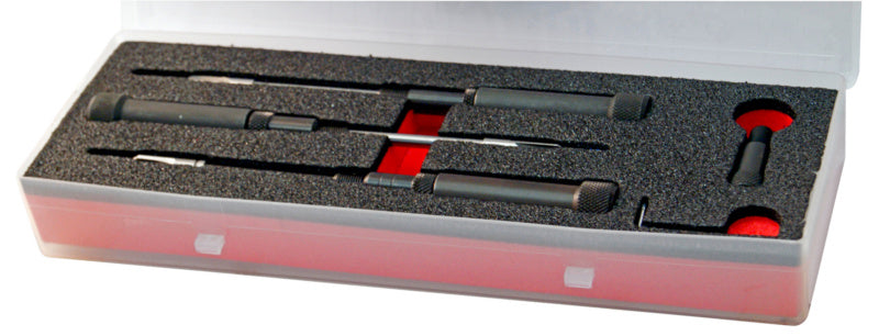 Zünd-/Glühkerzenwerkzeug Set mit verschiedenen Stecknüssen in einer handlichen Aufbewahrungsbox.