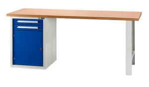 Werkbank stationär-WRKBANK-STA-BASIC-WUS1/T2-FIX-2000MM Verpackungsinhalt 1 Einheit