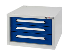 Schubladenschrank-SLSHRNK-BASIC-USK3-RAL5010/RAL7035 Verpackungsinhalt 1 Einheit