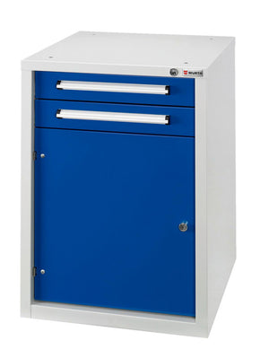 Schubladenschrank-SLSHRNK-BASIC-US2-RAL5010/RAL7035 Verpackungsinhalt 1 Einheit
