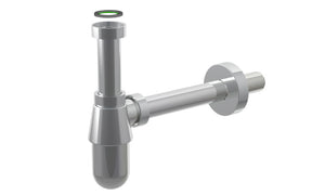 Ablauf Waschtisch Kunststoff verchromt-WT-FLASHSIPH-STDD-KST-CR-11/4ZOX32X250 Verpackungsinhalt 1 Einheit