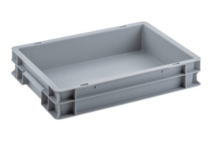 Eurobehälter-EBEH-KST-GRAU-400X300X75MM Verpackungsinhalt 1 Einheit