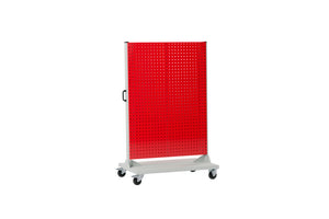 Fahrwagen Lochplattensystem-FAHRWG-LOPL-2SEIT-2X3L-RAL7035/3020 Verpackungsinhalt 1 Einheit