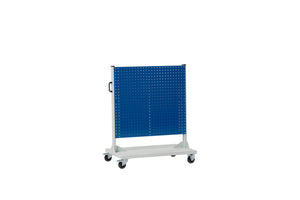 Fahrwagen Lochplattensystem-FAHRWG-LOPL-2SEIT-2X2L-RAL7035/5010 Verpackungsinhalt 1 Einheit