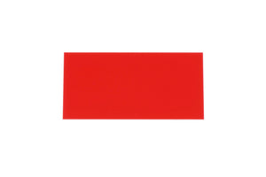 Schild SHK-LEERSHLD-GLATT-ROT Verpackungsinhalt 50 Einheit