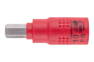 Steckschlüssel VDE 3/8 Zoll-STESHSL-VDE-3/8ZO-INNEN6KT-10MM Verpackungsinhalt 1 Einheit