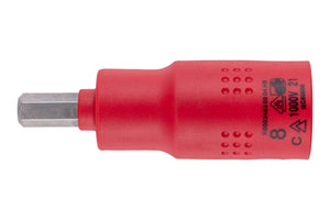 Steckschlüssel VDE 1/2 Zoll-STESHSL-VDE-1/2ZO-INNEN6KT-8MM Verpackungsinhalt 1 Einheit