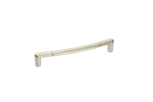 Moderner Möbelgriff Design GRF Buegel aus Metall mit gebogenem Griff und schlichter Optik.