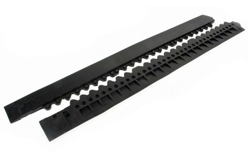 Bodenmatte-Zubehör-RANDLST-F.BODMAT-GU in schwarz mit rutschfester Oberfläche und schalldämmenden Eigenschaften.