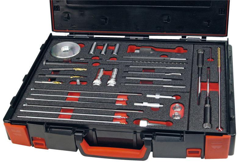 Zünd- und Glühkerzenwerkzeug Set mit verschiedenen Schlüsseln und ergonomischen Griffen in Tasche