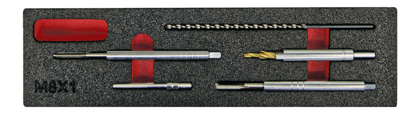 Zünd- und Glühkerzenwerkzeug Set mit verschiedenen Schlüsseln und ergonomischen Griffen in Tasche